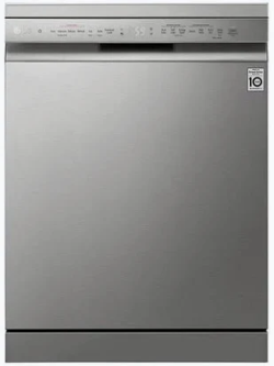 LG DFB425FP Inverter Direct Drive QuadWash™ TrueSteam™ 14 Place Settings Dishwasher (Silver)