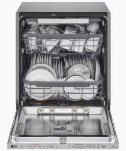 LG DFC435FP Inverter Direct Drive QuadWash™ TrueSteam™ 14 Place Settings Dishwasher (Silver)