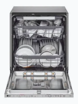LG DFC435FP Inverter Direct Drive QuadWash™ TrueSteam™ 14 Place Settings Dishwasher (Silver)