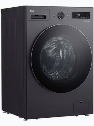 LG F0Z6DYP24 15kg NT Slim Front Load Washer with Steam+™ & ThinQ™ (Essence Graphite)