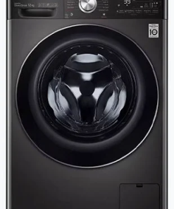 LG F4V9BWP2EE 12kg VIVACE Front Load Washer with Steam+™ & ThinQ™ (Matte Black)