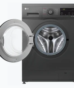 LG F4Y2TYG6X 8kg Front Load Washer with Steam (Onyx Black)