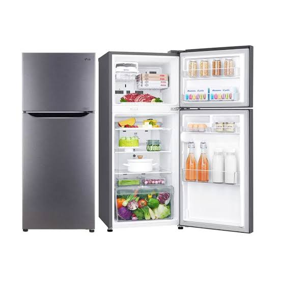 LG GL-C252SLBB 234L Double Door Refrigerator (Shiny Silver)
