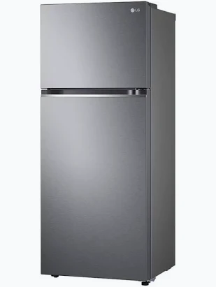 LG GN-B212PFNF 217L Double Door Refrigerator (Shiny Silver)