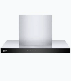 LG HC7Z3625S 60 cm T-Shape Wall-Mounted Cooker Hood (Stainless Steel + Black Glass)
