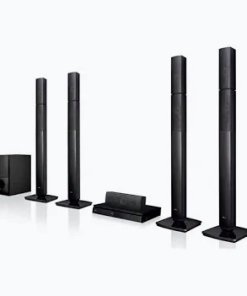 LG LHD657 1000W 5.1ch 4-Tallboy DVD Home Theater System (Black)