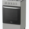 Midea 50E3G1H-SL 50x50 Dual Fuel Freestanding Cooker (3 Gas + 1 Electric, Silver)