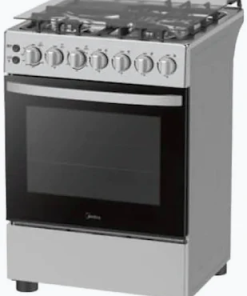 Midea 60E3G1H4F-SL 60x60 Dual Fuel Freestanding Cooker (3 Gas + 1 Electric, Silver)