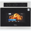 Midea 65M40M1-GL 60CM 65L Built-In Electric Oven (Black Glass Finish)