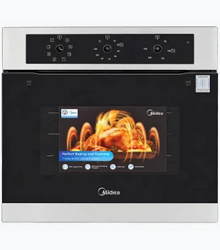 Midea 65M40M1-GL 60CM 65L Built-In Electric Oven (Black Glass Finish)