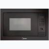 Midea AG925BVE-BK 25L Built-In Microwave Oven with Grill (Full Glass Door with Black Frame)