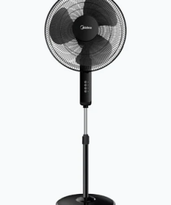 Midea FS40-19K 16-Inch Stand Fan (50W, 3 Speeds – Black)