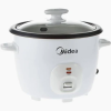 Midea MB-GP45A 4.5L Rice Cooker with Glass Lid (White)