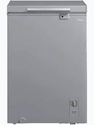 Midea MDRC193FZG43D 90L Inverter Chest Freezer (Silver)