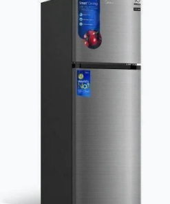 Midea MDRT385MTE46D 266L Double Door No-Frost Refrigerator (Brushed Steel)