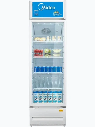 Midea MDRZ432FZG21 309L Vertical Showcase Cooler (Glass Door)