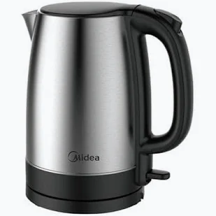 Midea MEK-170M0B-SS Electric Kettle (1.7L, 1850–2200W – Stainless Steel)
