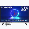 SKYWORTH 60Q6500H 60-Inch 4K UHD QLED Google Smart TV (Black)