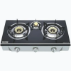 SOLSTAR GBG-3SS Table Top Gas Stove (3 Burners - Glass Top)