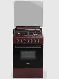 SOLSTAR SO-531DKBBRBSS 50cm Free-Standing Cooker (3 Gas + 1 Hotplate, Electric Oven, Brown)