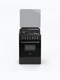 SOLSTAR SO-631DKEBKBSS 60cm Free-Standing Cooker (3 Gas + 1 Hotplate, Electric Oven, Black)