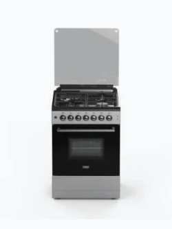 SOLSTAR SO-631DKEINBSS 60cm Free-Standing Cooker (3 Gas + 1 Hotplate, Electric Oven, INOX)