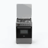 SOLSTAR SO-631DKHINBSS 60x60cm 3 Gas + 1 Electric Hotplate Free-Standing Cooker with Electric Oven (INOX Stainless Steel)