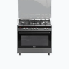 SOLSTAR SO-951DKPINBSS 90x60cm 5 Gas Burners Free-Standing Cooker with Electric Oven & Digital Timer (INOX Stainless Steel)