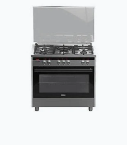 SOLSTAR SO-951DKPINBSS 90x60cm 5 Gas Burners Free-Standing Cooker with Electric Oven & Digital Timer (INOX Stainless Steel)