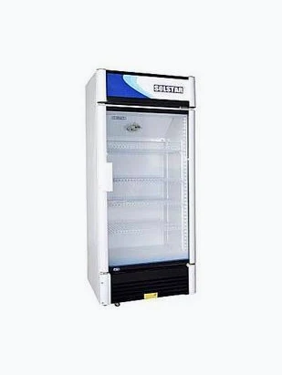 SOLSTAR VC3300A-WHB SS 281L Single-Door Vertical Showcase Chiller (White)