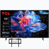 TCL 75V6D 75-Inch 4K UHD Smart Google TV (Metallic Black)