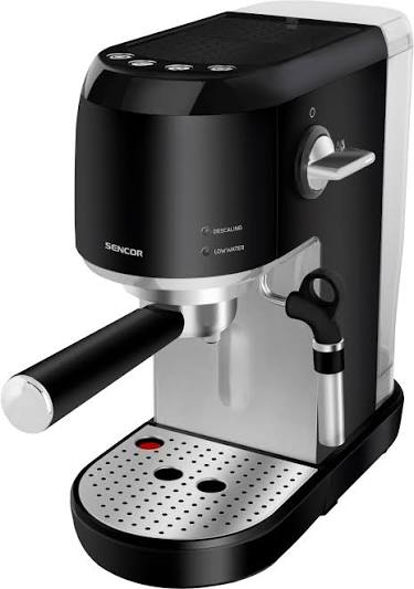 Sencor SES 4700BK Espresso & Cappuccino Coffee Machine (Black / Stainless Steel)