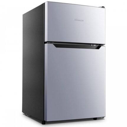 Hisense Fridge 91 Liters frost Double Door Silver REF091DR