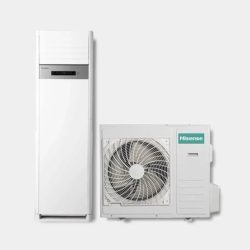 Hiseense FLOOR STANDING 24000 BTU (COOLING ONLY) AUF-24CR4SJCPA3(INDOOR) AUW-24C4SJ3(OUITDOOR)