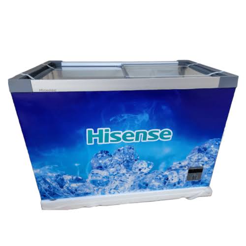 Hisense Chest Freezer 301 Liters Glass Door FC40DD