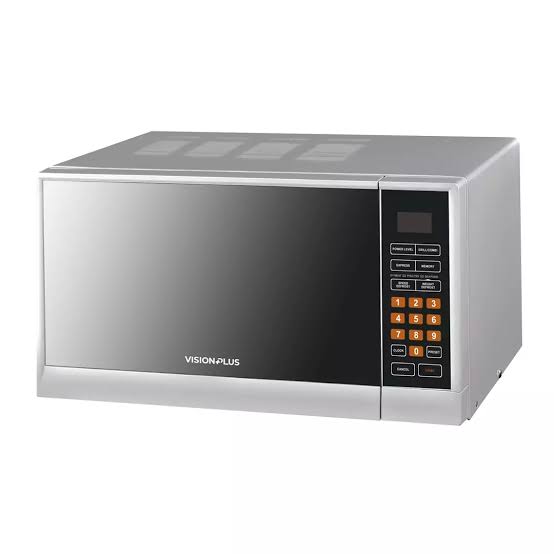 Vision Plus 25L Microwave Oven & Grill VPMW25GD-S with 10.5-Inch Glass Turntable & Child Lock