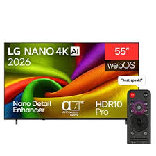 LG 55NU840B6LA 55" NANO 4K AI Smart TV (Black)