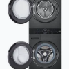LG WT1311PB 13/10kg WashTower™ with Center Control Panel (Black Steel)