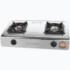 Ramtons RG/518 Double Burner Tabletop Gas Cooker (Stainless Steel)