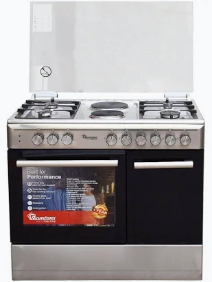Ramtons RF/496 4G+2E Freestanding Cooker 90x60 (Silver)