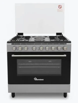 Ramtons RF/498 4G+2E Freestanding Cooker 90x60 (Inox / Stainless Steel)