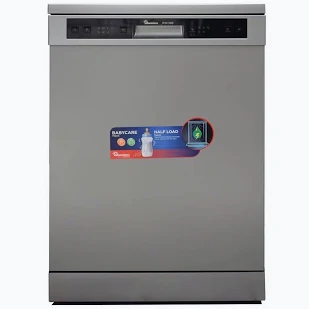 Ramtons RW/300 12 Place Settings Freestanding Dishwasher (Mar Silver)