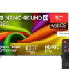 LG 43NU840B6LA 43" NANO 4K AI Smart TV (Black)