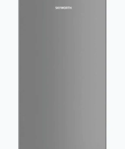 SKYWORTH SRS-120DT / SOLSTAR FD115SDS 90-Litter Single Door Compact Refrigerator (Silver / Dark Grey)