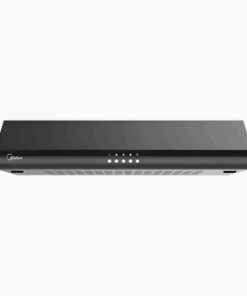Midea MH60F49EM21BB-BS 60CM Slim Under-Cabinet Range Hood (200 m³/h Extraction, 3-Speed, Black Finish)