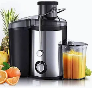 Sencor SJE 5050SS High-Speed Juice Extractor (Stainless Steel / Black)